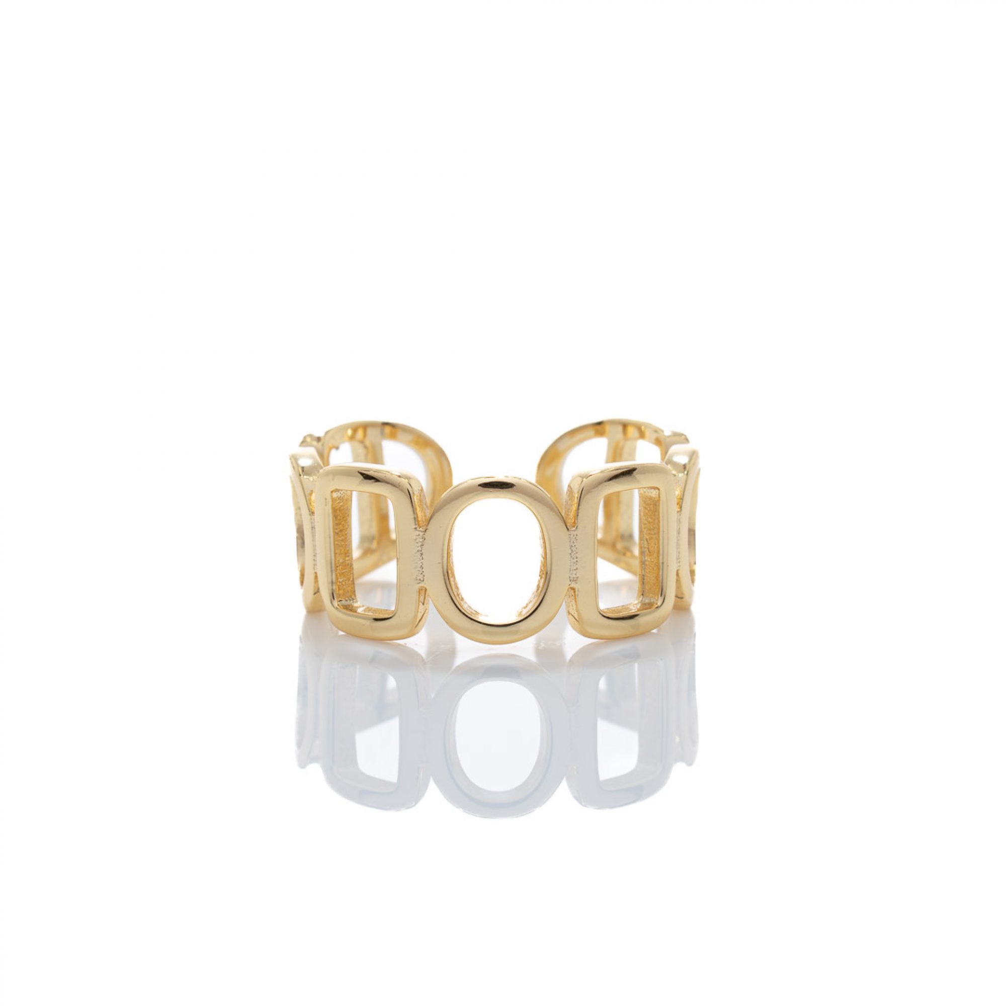 Gold plated ring