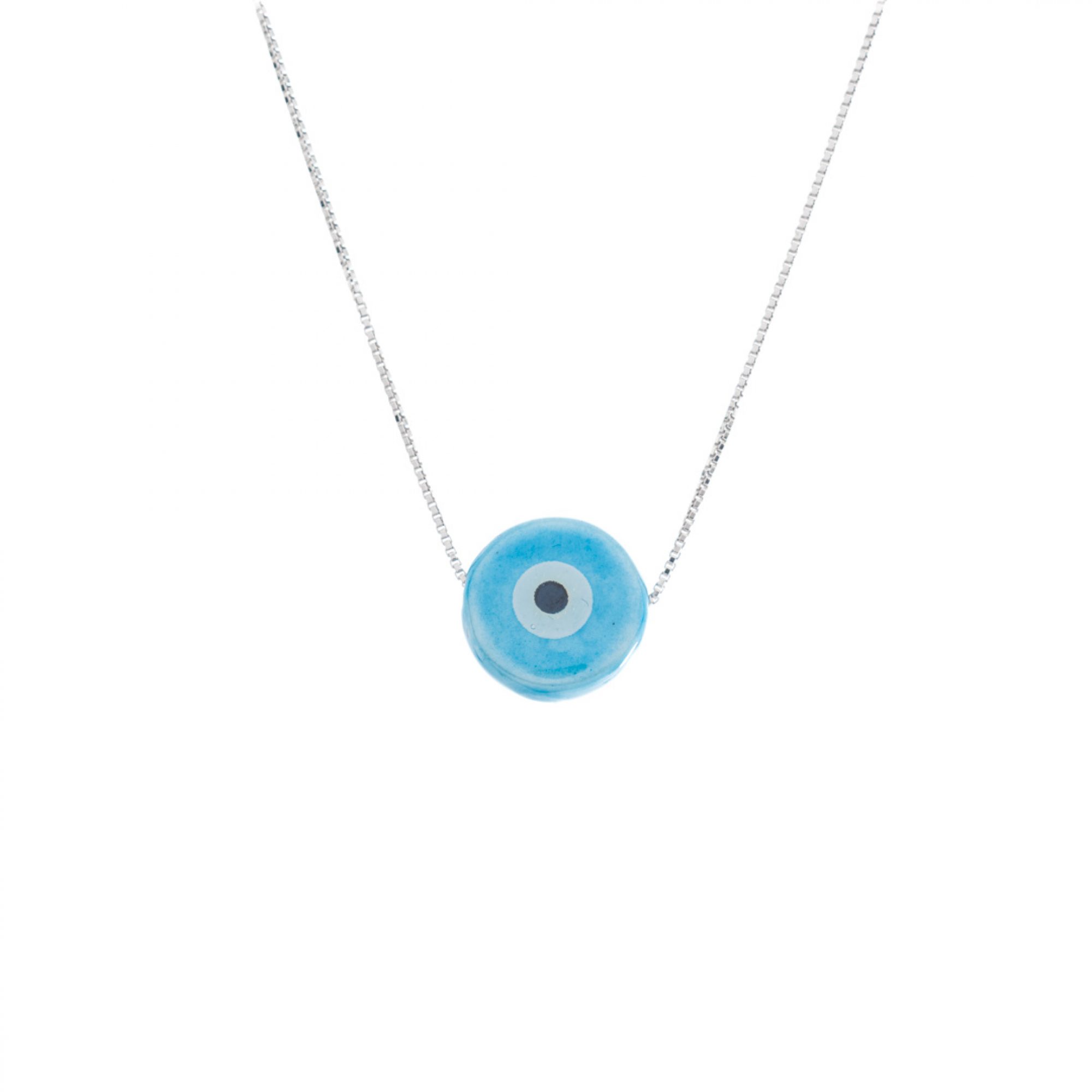 Eye bead necklace