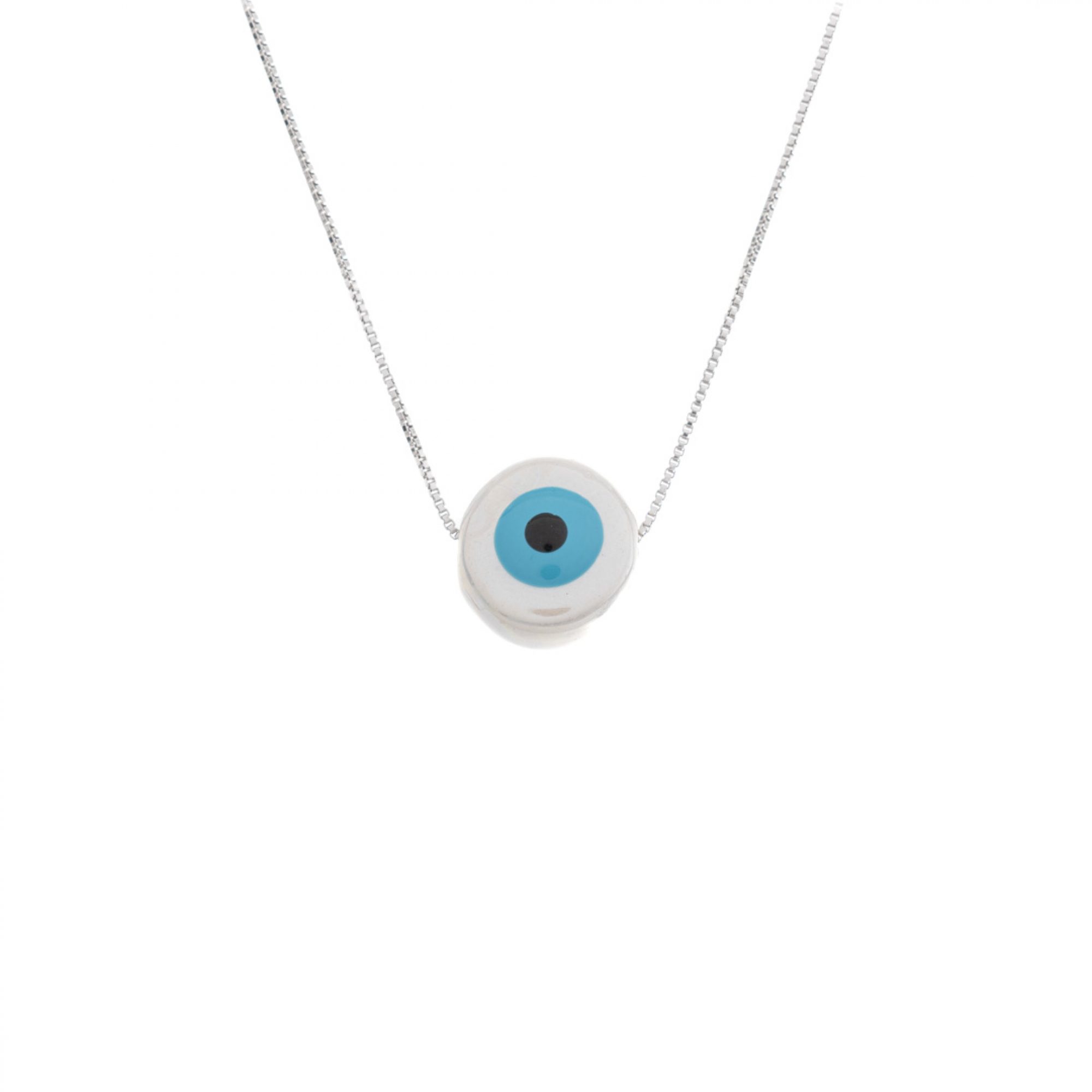 Eye bead necklace