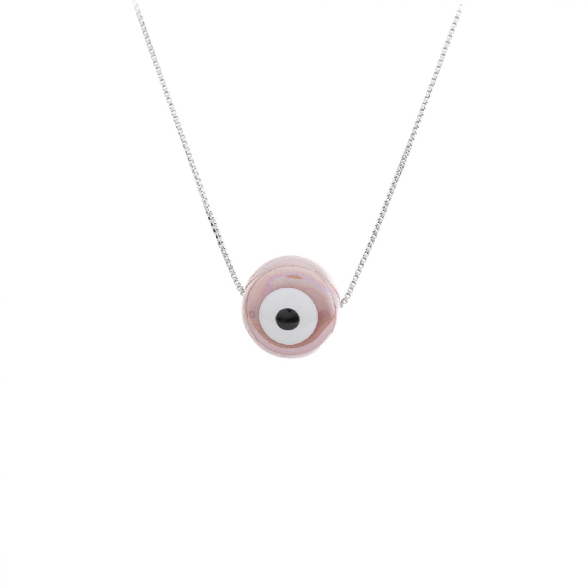 Eye bead necklace