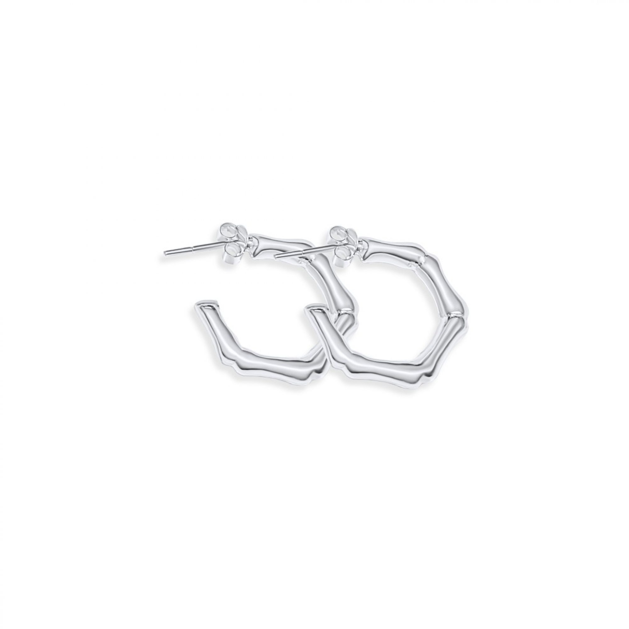 Silver hoops