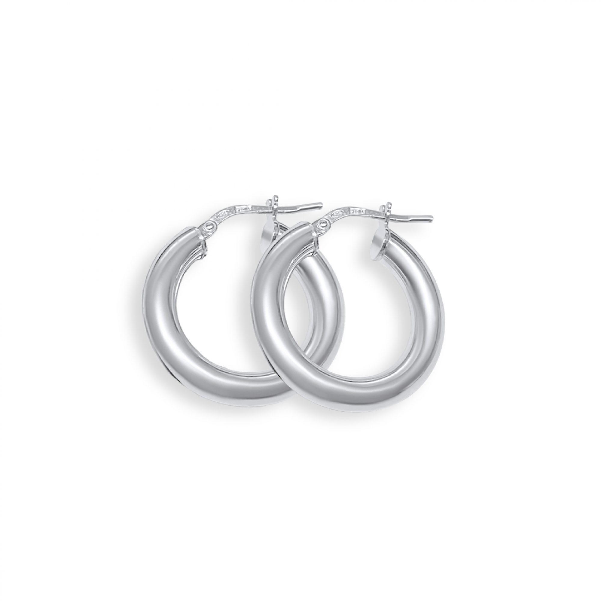 Silver hoops (23mm)