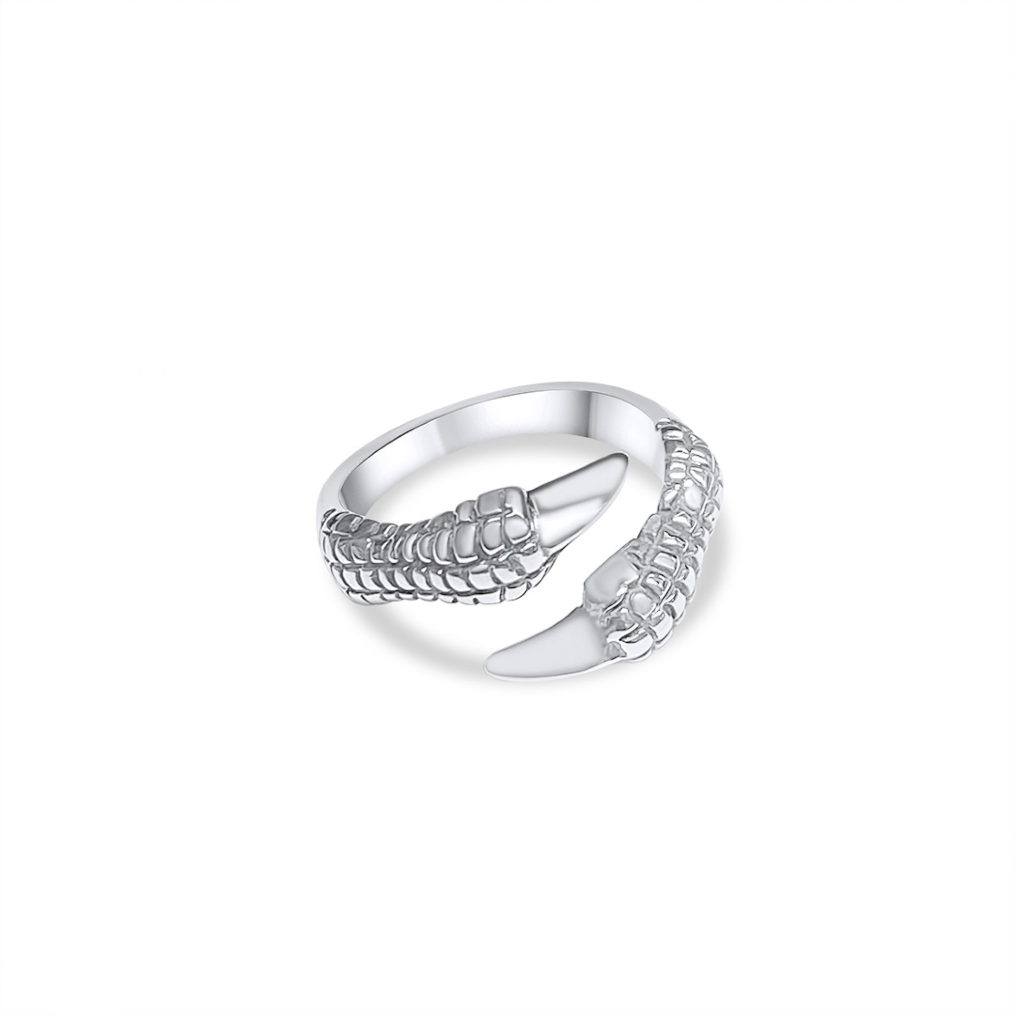 Silver adjustable ring