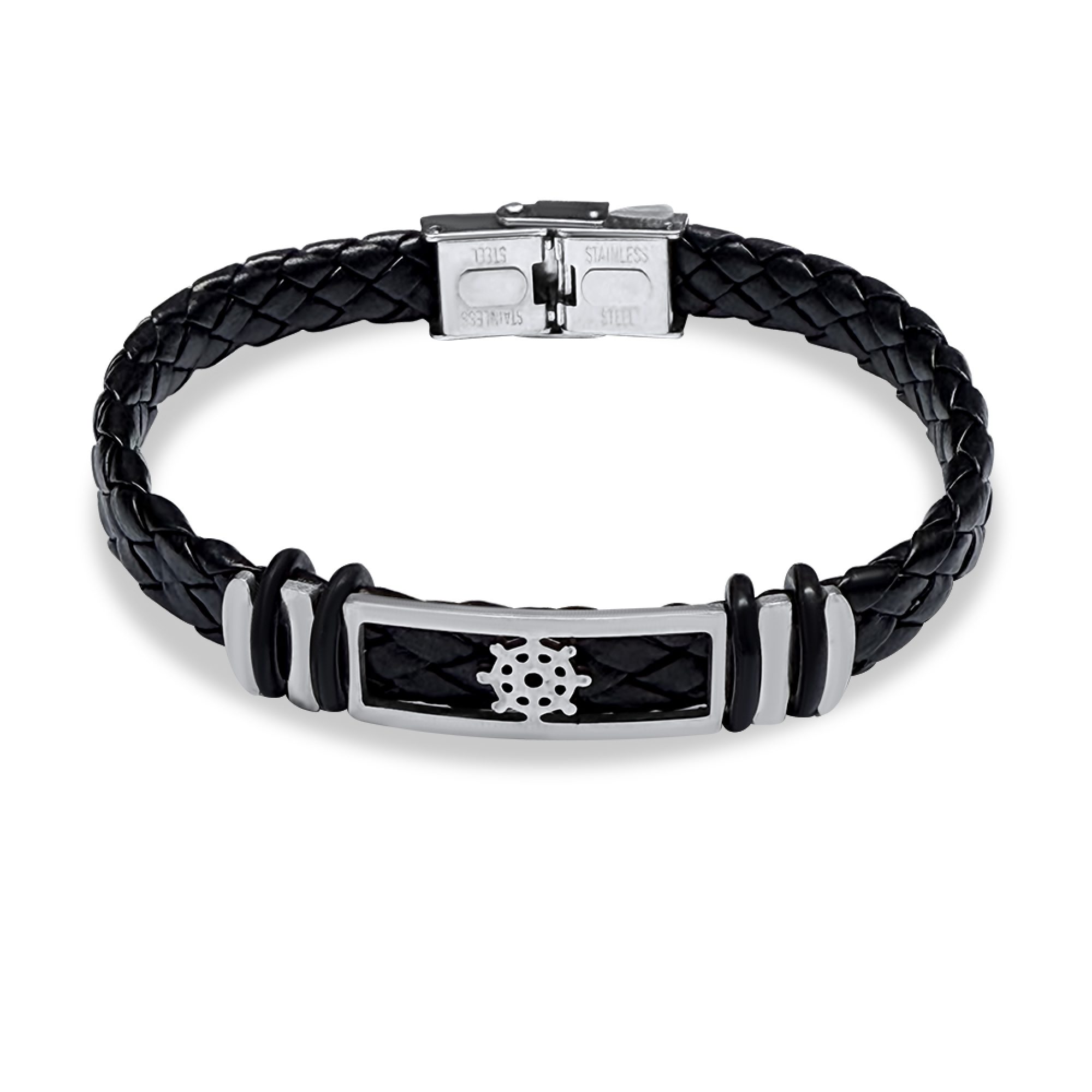 Steel-Caucho bracelet