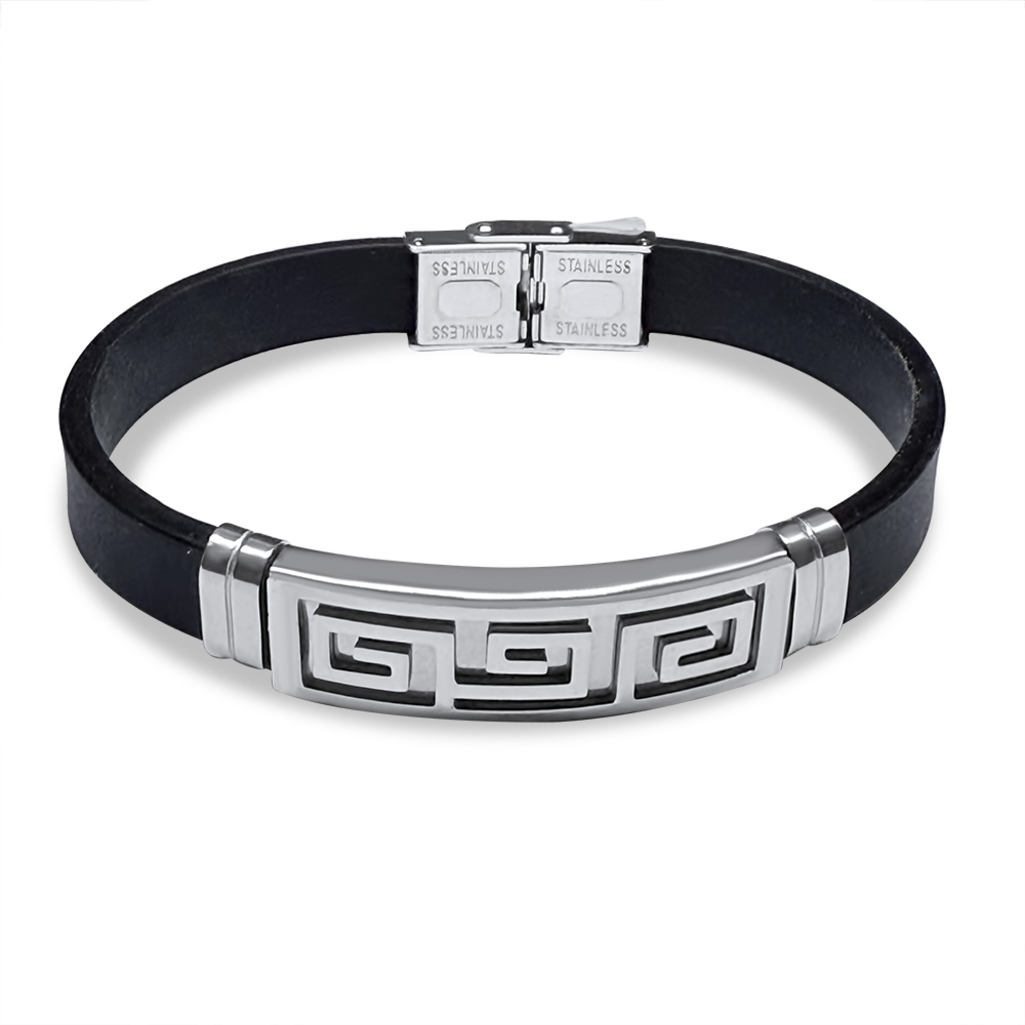 Steel-Caucho bracelet