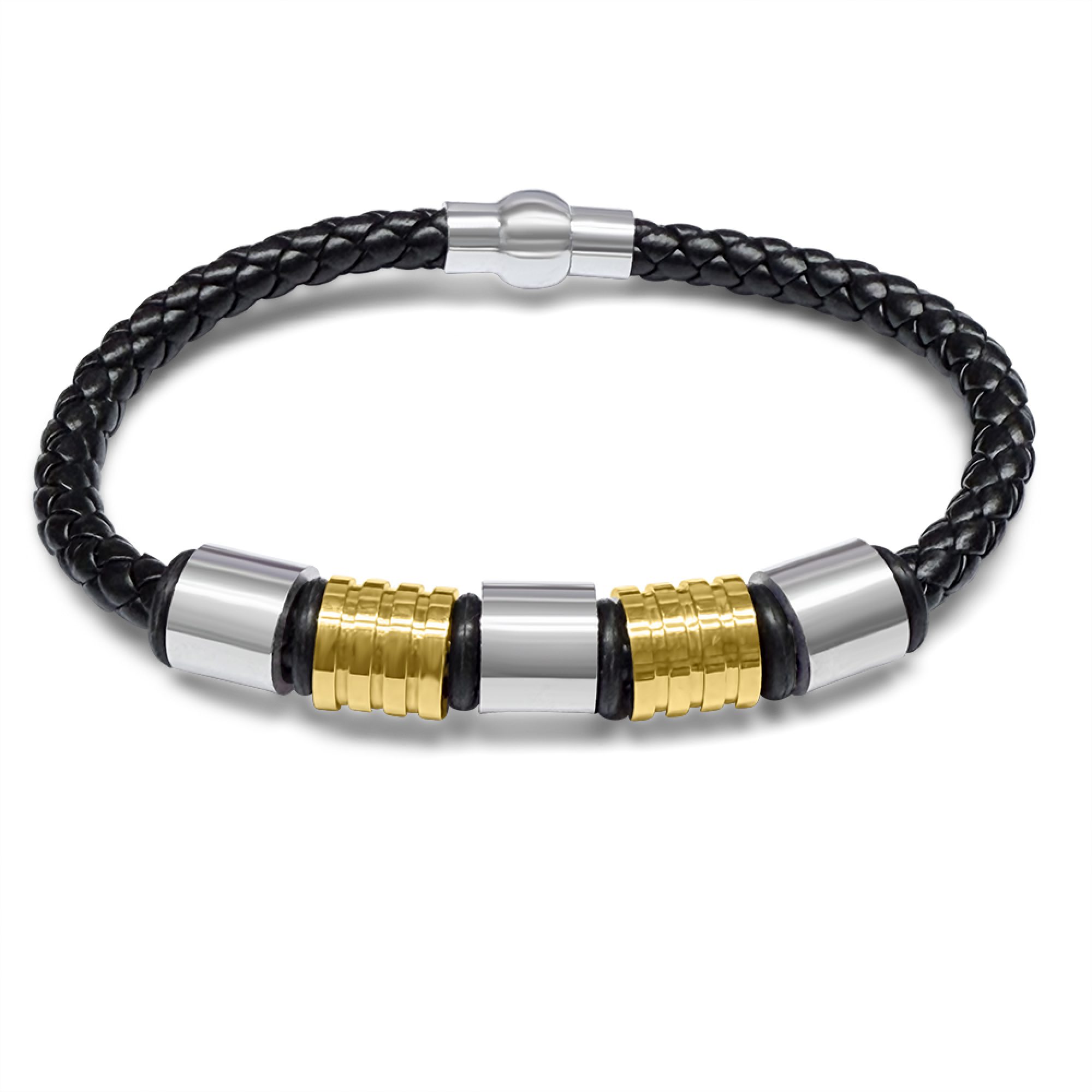 Steel-Caucho bracelet