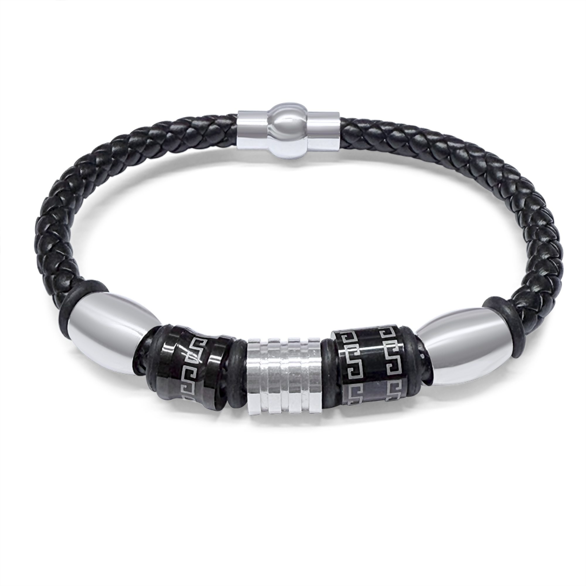 Steel-Caucho bracelet