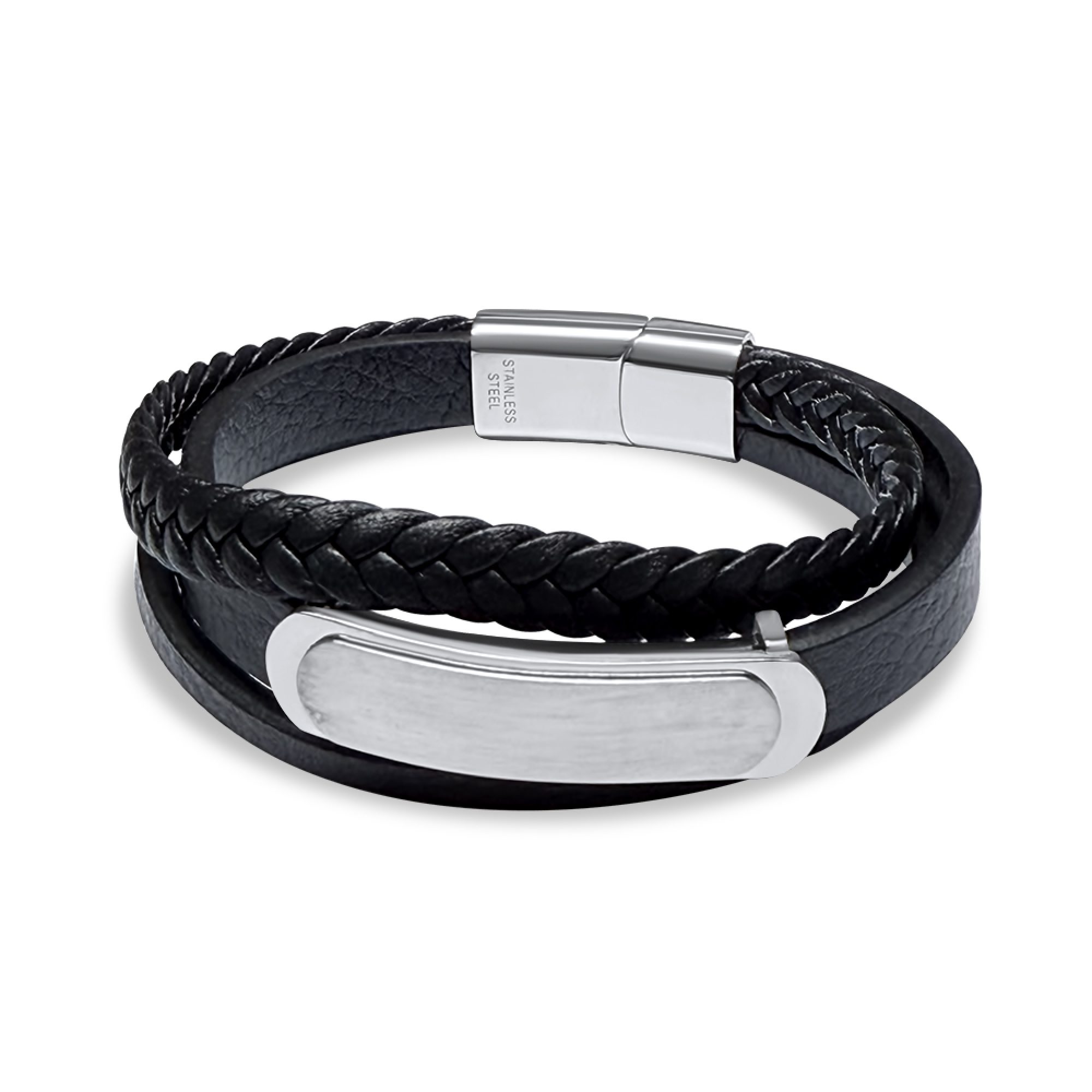 Steel-Caucho bracelet