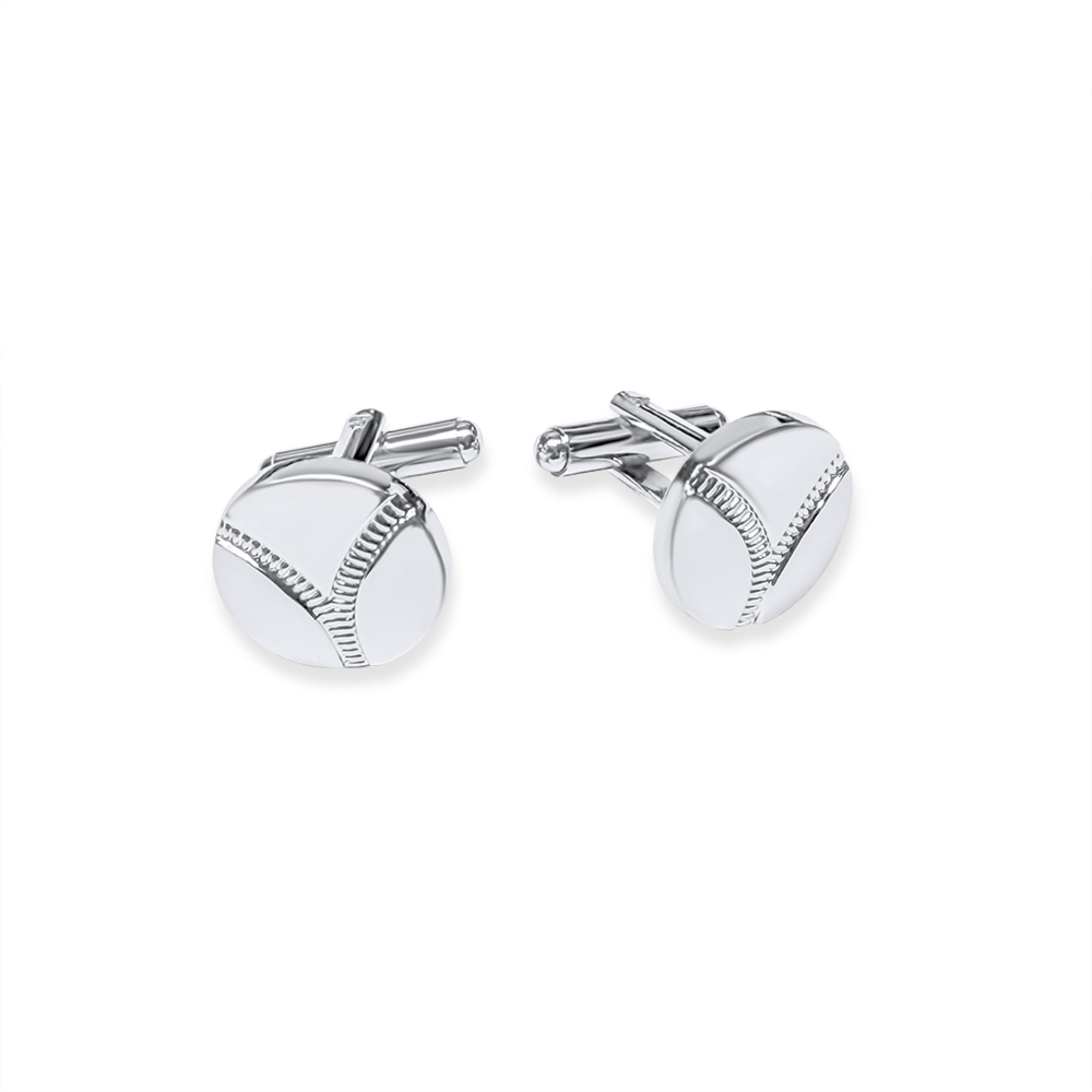 Steel cufflinks