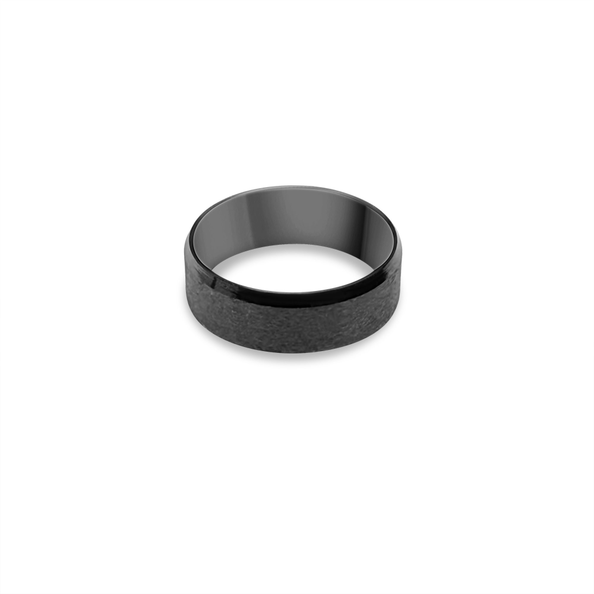 Black steel ring