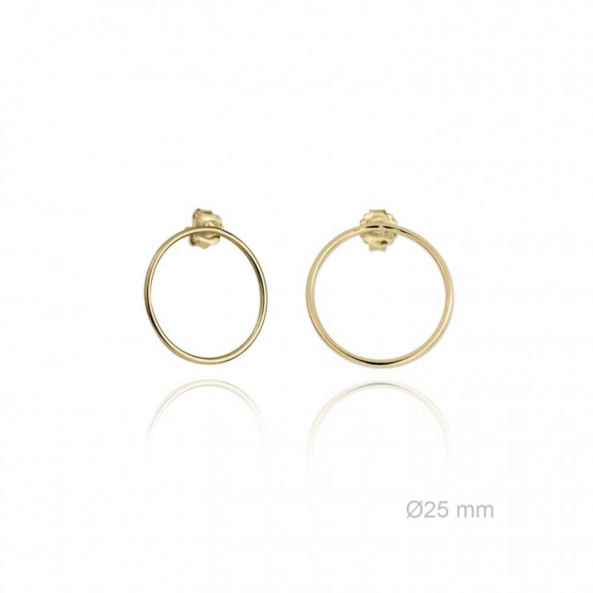 Gold plated earrings