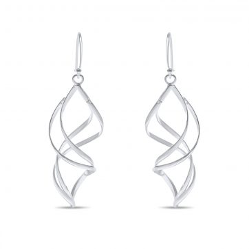 petsios Silver dangle earrings