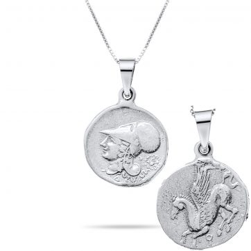 petsios Corinthian coin necklace