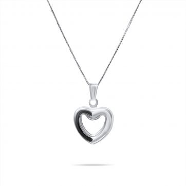 petsios Heart necklace with enamel