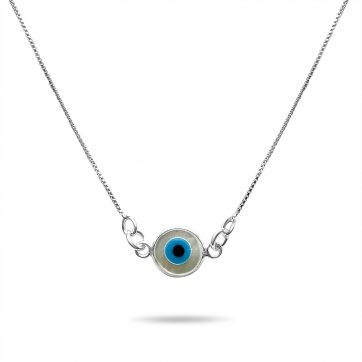 petsios Eye necklace with mother of pearl