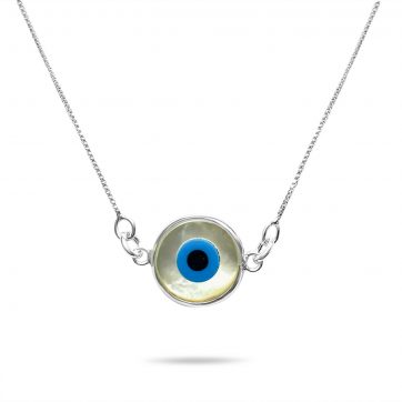 petsios Eye necklace with mother of pearl