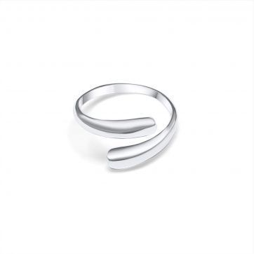 petsios Silver polished ring