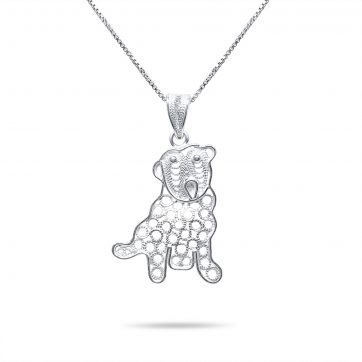 petsios Filigree dog necklace