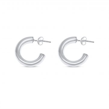 petsios Silver hoops (20mm)