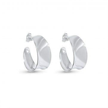 petsios Silver hoops (20mm)