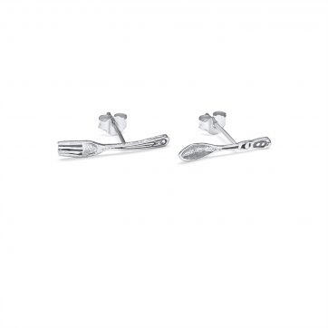 petsios Fork and spoon stud earrings