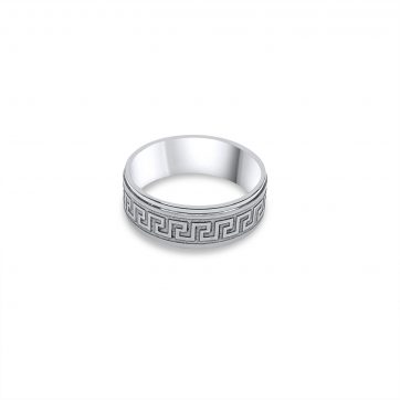 petsios Steel ring with meander